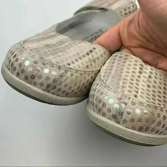 Mephisto air relax walking flats size 41.5 7 multicolored holographic pin dot - Picture 9 of 12